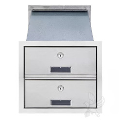 Skrzynka na listy podwójna z wideodomofonem VIDOS DUO S1202A 2SZ